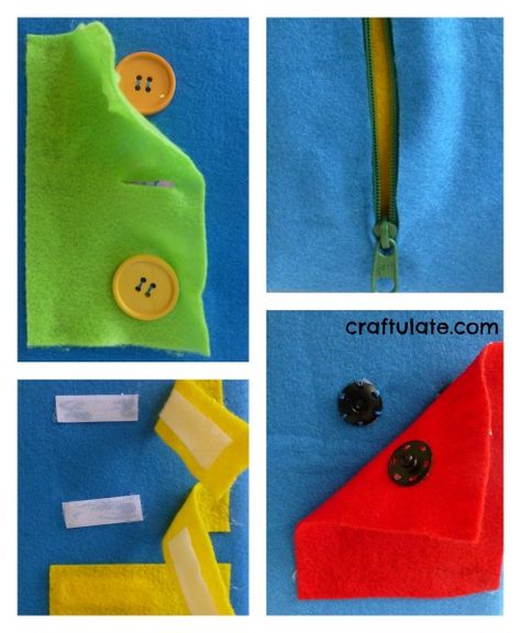 These Fastenings Boards is a fine motor activity that gives children real life situations to help them as they get older Buttoning Activities, Button Crafts For Kids, Pencil Grasp, Travel Book Diy, Preschool Fine Motor Activities, Ideas For Sewing, Fine Motor Activity, Occupational Therapy Activities, Baby Quiet Book