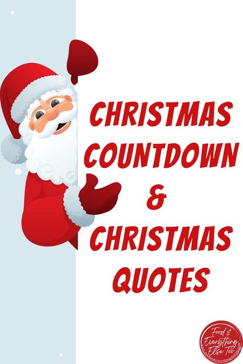 Christmas Countdown Quotes, Countdown Images, Christmas Day Countdown, Christmas Qoutes, Countdown Quotes, Sleeps Till Christmas, Santa Quotes, Santa Countdown, Sleeps Until Christmas