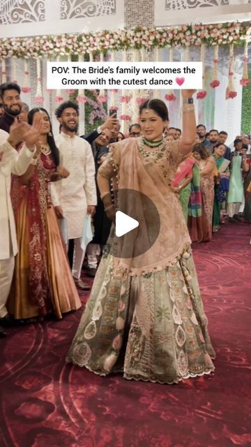 Bride Groom Entry Ideas Indian, Entry For Bride And Groom, Sangeet Entry For Bride And Groom, Bride Entry Indian Wedding, Wedding Dress For Mother, Bride Entry Ideas, Wedding Ideas Indian, Dance Clips, Brides Mother Dress