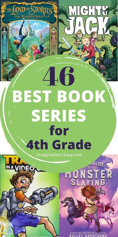 40 Good Book Series for 4th Graders (That Will Keep Them Reading) | Imagination Soup 6th Grade Nail Ideas, Books For 2nd Graders, Reading Imagination, Book Series For Boys, Nail Ideas Long, 5th Grade Books, 4th Grade Books, Easy Chapter Books, Best Books List