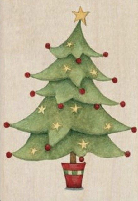 Nike Add, Christmas Tree Wood, Christmas Tree Clipart, Susan Winget, Christmas Tree Art, Tree Stamp, Christmas Card Art, Holiday Painting, Watercolor Christmas Cards