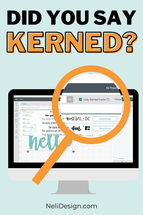 FINALLY! Font kerning has arrived in Cricut Design Space. This tutorial will explain what kerned fonts are and all the subtleties you need to know when using this new feature in Design Space. You will see all the time that you are going to save !!! Cricket Crafts, Cricut Access, Email Subject Lines, Cricut Tips, Blog Names, Diy And Crafts Sewing, Cricut Fonts, Happy Dance, Cricut Design Space