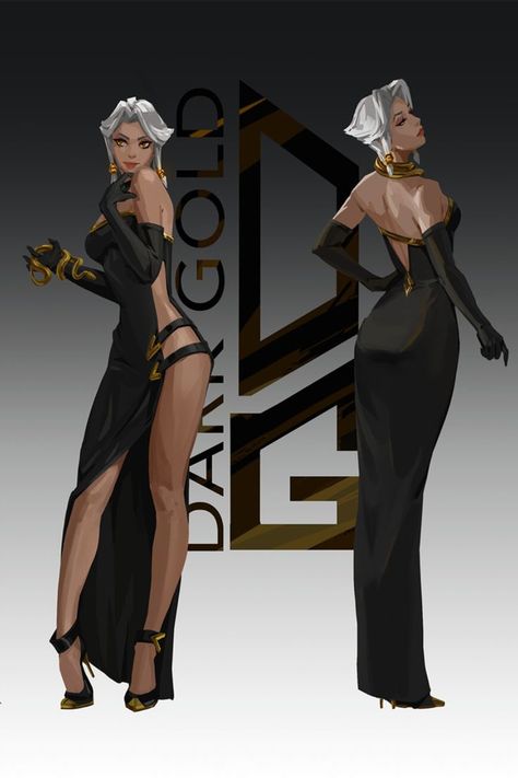 Cyberpunk Outfit Art, Character Outfits Female, Lucia Hsiang, Cyberpunk Outfit Women, Classy Character, Rpg Clothes, Cyberpunk Dress, Female Dress, Female Character Concept