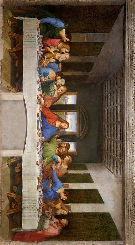 The Last Supper Color – Leonardo Da Vinci Annunciation Leonardo Da Vinci, Leonardo Da Vinci The Last Supper, Leonardo Da Vinci Last Supper, The Last Supper Aesthetic, The Last Supper Wallpaper, Last Supper Wallpaper, Davinci Paintings, Last Supper Da Vinci, Last Supper Painting