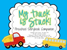 My Truck Is Stuck Preschool Activities, Preschool Transportation, Transportation Unit, Transportation Preschool, Speech Therapy Games, Book Birthday, Story Retell, Slp Resources, Speech Path