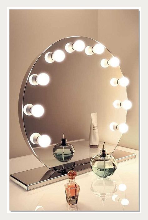 Dressing Room Mirror, Hollywood Makeup Mirror, Diy Vanity Mirror, Mirrors Uk, Hollywood Vanity Mirror, Hollywood Vanity, Mirror Makeover, Hollywood Mirror, Led Makeup Mirror