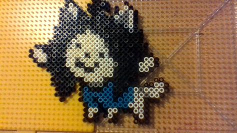 Temmie overworld sprite from Toby Fox's Undertale. Perler art done by me. :) This is my first perler, so some beads may have been mis-placed on the Temmie. Fox Perler Beads, Kandi Kid, Perler Art, Rave Girl, Toby Fox, Melting Beads, Bead Ideas, Undertale Comic, Perler Bead Art