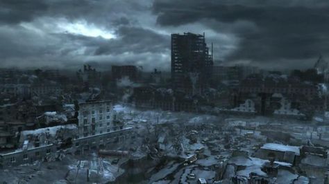 METRO 2033 Fallout Scenery, Apocalypse Landscape, Post Apocalyptic City, Nuclear Apocalypse, Dark Atmosphere, Doomsday Survival, Moscow Metro, Fallout Concept Art, Metro 2033