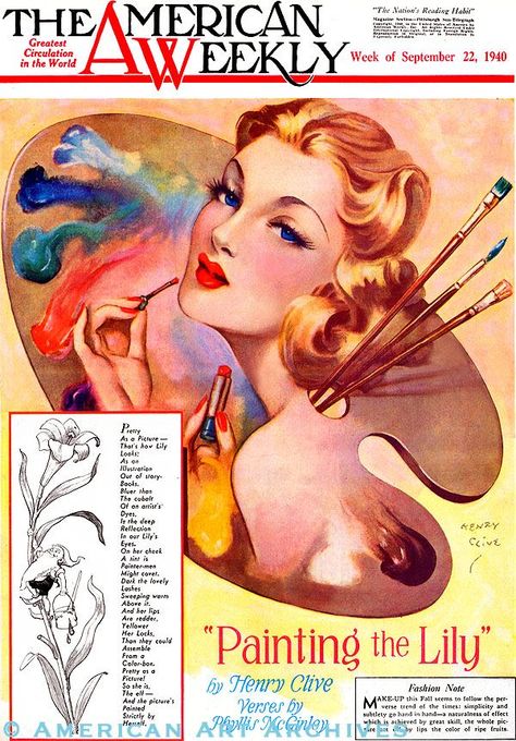 Henry Clive, Vintage Illustration Art, Pin Up Art, Vintage Pinup, Vintage Magazine, Old Art, Magazine Art, Retro Art, Vintage Graphics