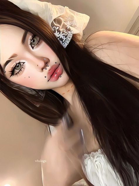 Manip Reference, Manip Edit, Angel Skull, Asian Makeup, Brunettes, Woman Face, Cute Pictures, Lips, Tv