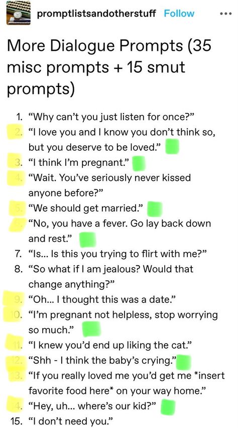 Jealous Dialogue Prompts, Pregnant Writing Prompts, Pregnant Prompts, Jealous Prompts, I Think Im Pregnant, Scene Writing Prompts, Scene Writing, Unexpected Pregnancy, I Am Jealous