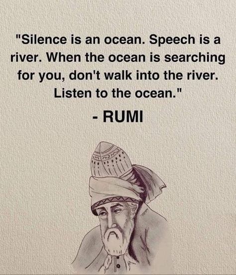 Wiser Quotes, Rumi Quotes Soul, Enlightenment Quotes, Rumi Poetry, Rumi Love Quotes, Rumi Love, Instagram Thoughts, Soothing Quotes, Sufi Quotes