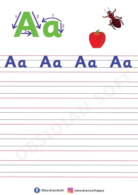 Capital And Small Letters Worksheets, Letter Formation Chart, Alphabet Formation, English Alphabet Writing, English Writing Practice, Learn To Write Letters, Capital And Small Letters, Alphabet Capital Letters, Mental Maths