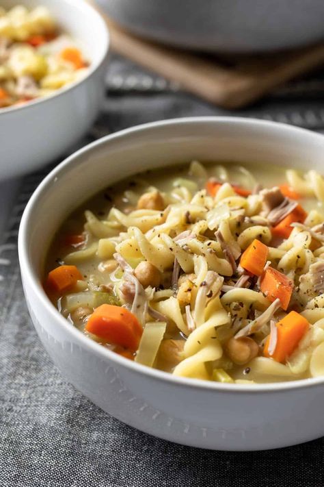 Jackfruit Soup, Jackfruit Chicken, Vegan Noodle Soup, Vegan Chicken Noodle Soup, Leftovers Soup, Vegan Chicken, Feeling Under The Weather, Vegan Soup Recipes, Under The Weather