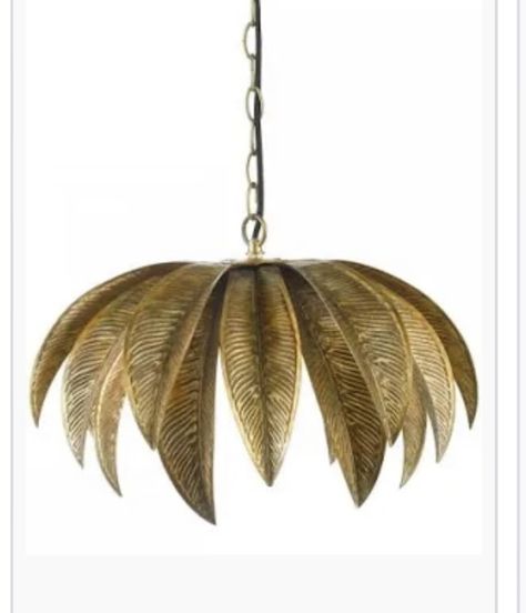 Gold Leaf Pendant, Palm Tree Pendant, Gold Pendant Lighting, Deco Boheme, Dar Lighting, Tree Pendant, Leaf Pendant, Decoration Christmas, Glass Pendant Light