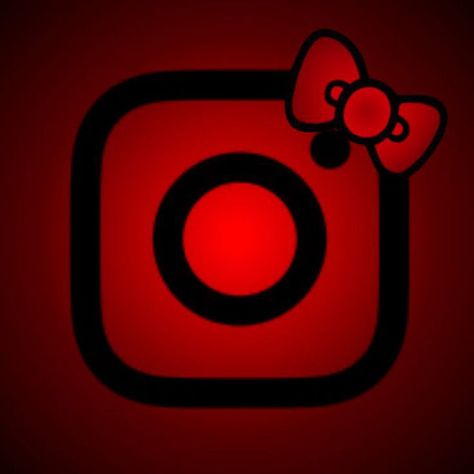 𝘐𝘕𝘚𝘛𝘈𝘎𝘙𝘈𝘔 𝘈𝘗𝘗 𝘐𝘊𝘖𝘕 <3 Insta App Icon, Red Instagram Icon, Black And Red App Icons Aesthetic, Emo App Icons Red, Red Black Icon App, Red And Black Aesthetic Icon App, Dark Red And Black Icons For Apps, Red Icons For Apps, Red App Icons