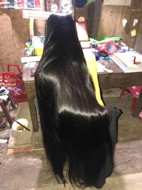 Pin by Sheila on Pretty Hair in 2022 | Long silky hair, Long hair images, Long black hair Silky Black Hair, Long Straight Black Hair, Healthy Black Hair, Shiny Black Hair, Hair Motivation, Long Shiny Hair, Straight Black Hair, Extremely Long Hair, Long Silky Hair