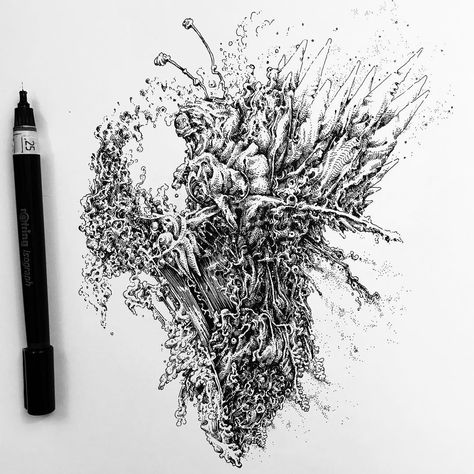 What is that? Where did it come from? Shading Study, Peter Draws, Doodle Shapes, Doodle Abstract, Surreal Drawings, Fountain Pen Drawing, Square Drawing, Commercial Illustration, Random Sketches