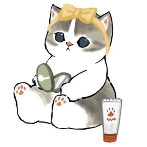 Mofusand Icon Png, Mofusand Pfp, Mofusand Icon, Mofusand Stickers, Mofusand Cats, Mofu Sand, Tangled Wallpaper, Paper Toys Template, Cute Cat Drawing