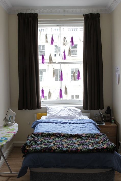 (Things I Wish I Knew Before Studying Abroad) Week 5: BOYB Bling Out Your Bedroom (Or “Decorate Your Dorm”) Study Abroad Office Decor, App State Dorm Room, Study Abroad Checklist, Checklist For Study Abroad, Colorado State University Dorms, Semester Abroad, I Wish I Knew, Study Abroad, Curtains