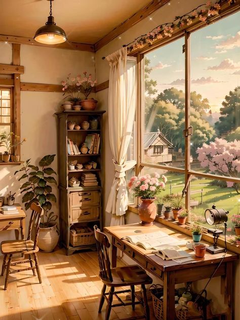 Small Couch, House Illustration, Village House Design, Architectural Drawings, Fantasy Art Landscapes, Dream House Interior, Dreamy Art, Anime Scenery Wallpaper, Cozy Corner