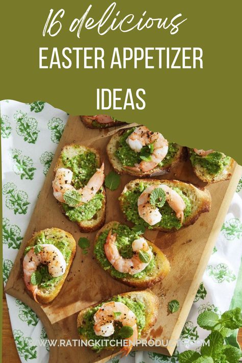 Are you looking for some creative and fun Easter appetizer ideas to wow your guests? Look no further than we have rounded up some great appetizers for you! Our team has put together a list of creative, easy-to-prepare, and scrumptious appetizers that are sure to be a hit at your Easter gathering. Check out all the mouthwatering options we found, and be inspired to create something special for your friends and family. Unique Easter Food Ideas, Unique Easter Appetizers, Easter Spread Ideas, Easter Starters Recipes, Easter Themed Appetizers, Spring Appetizers Easy, Appetizer Competition, Easter Starters, Easter Dinner Appetizers