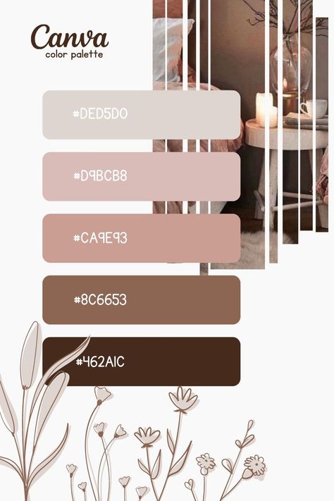 Instagram Color Palette Canva, Pastel Aesthetic Colour Palette, Aesthetic Pastel Colors Palettes, Canva Boho Color Palette Codes, Canvas Color Codes Pastel, Beige Pastel Color Palette, Digital Notes Aesthetic Canva, Canva Colors Code, Color Palette For Planner