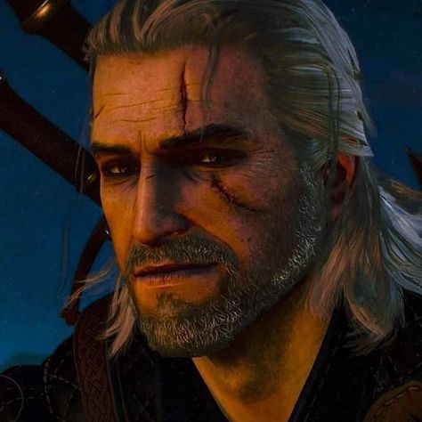 Geralt Of Rivia Pfp, Monster Boy, Leon Scott, Geralt Of Rivia, Witcher 3, The Witcher 3, Wild Hunt, White Wolf, Game Icon