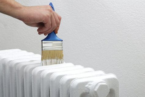 Painting Radiators Problems Radiator Paint Ideas, Painting Radiators, Best Radiators, Painted Radiator, Best Spray Paint, Old Radiators, Radiator Covers, Stripping Paint, Lead Paint