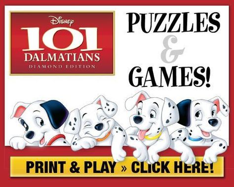 101 Dalmatian Activity Pages 5 Pages  Word Search Spot the Difference Puppy Shadows Mazes Find the Puppies AND More ​ 101 Dalmations Birthday, Kids Activity Pages, Road Trip Bingo, Disney Puzzles, Free Kids Coloring Pages, 101 Dalmations, Budget Crafts, Dalmatian Print, Games Printable