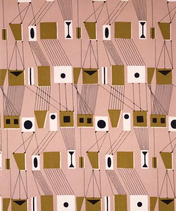 Lucienne Day, Robin Day, Motif Vintage, Geometric Art Prints, Fiber Arts, Grace Kelly, Retro Prints, Textile Patterns, Vintage Poster