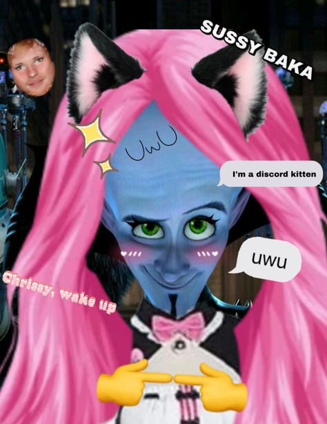 discord kitten megamind Hal Megamind, Megamind Meme Funny, Megamind No B, Megamind Pfp, Megamind Edits, Megamind Funny, Megamind Fanart, Megamind Meme, Mega Mind