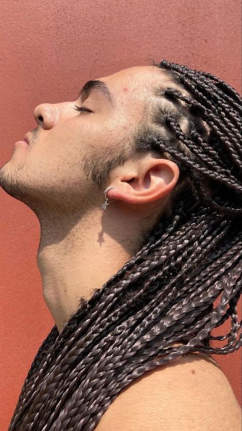 Top 10 Stylish White Men with Braids Ideas in 2023 White Guy With Braids, Nate Aesthetic, Men With Braids, Box Braids Men, Half Braided Hairstyles, Male Haircuts Curly, Gents Hair Style, Long Box Braids, Mens Braids Hairstyles