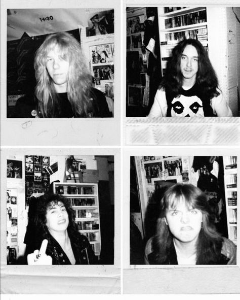 Metallica Polaroid, Metallica Funny, Visual Archive, Hanoi Rocks, Hanoi, Music Bands, Metallica, Polaroid Film, Band