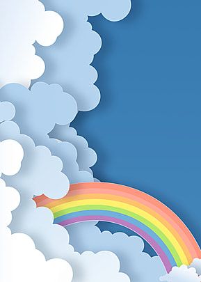 Background Images Rainbow, Weather Background Design, Cut Paper Modern Art Wallpaper, Clouds Wallpaper Cartoon, Clouds Graphic Design, Feed For Instagram, Weather Background, Graphic Decoration, Green Drawing