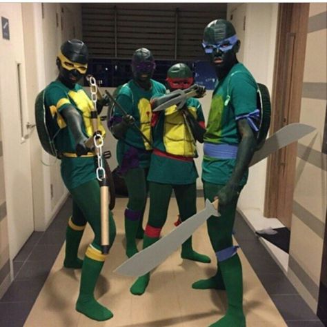 Yeonjun Sassy, Ninja Turtles Cosplay, Ninja Turtle Halloween Costume, Tmnt Costume, Gang Costumes, Shadow Wizard, Turtle Costume, Ninja Turtle Costume, Money Gang