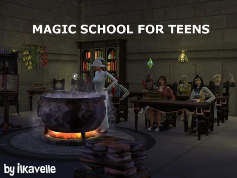 Kida Disney, Witch School, School Event, Casas The Sims 4, Magic School, Sims 4 Toddler, Best Sims, Sims4 Clothes, Sims 4 Cc Packs