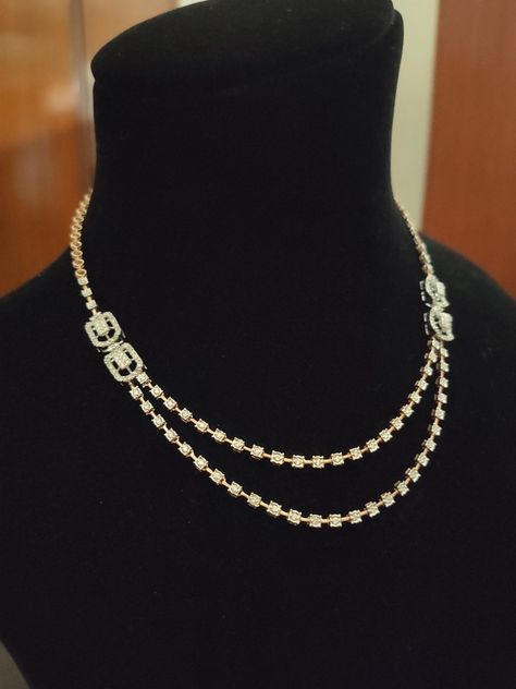 Diamond Strings Necklace, Diamond Neckline Design, Dimond Neckless Jewelry Indian, Diamond String Necklace, Dimond Neckless Jewelry, Diamond Necklace Elegant, Diamond Neckless, Willow Jewelry, Big Baskets