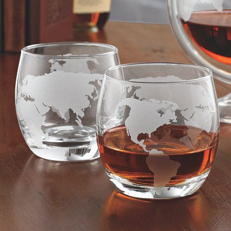 Wine Enthusiast Etched Globe Whiskey Glasses (Set of 2), Clear Whiskey Lounge, Whiskey Glasses Set, Whiskey Tumbler, Whisky Glasses, Whiskey Decanter, Whiskey Glasses, Wine Enthusiast, Glassware Set, Wine Storage