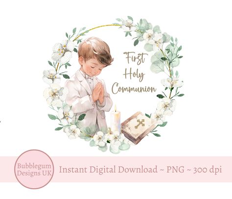 Boys First Communion, 1st Communion, First Holy Communion, Holy Communion, First Communion, Us Images, Christening, Digital Download Etsy, Mother’s Day