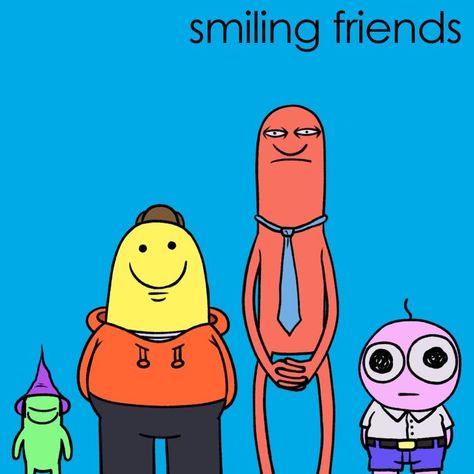 Smiling Friends, Friends Moments, Zoo Wee Mama, Weezer, Silly Images, Adult Swim, I Have No Friends, Cartoon Pics, Breaking Bad