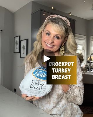 71K views · 280 reactions | Crockpot Turkey Breast Ingredients:* 3-5 lb bone-in or boneless turkey breast* 1/4 cup butter, softened* 1 teaspoon garlic powder* 1 teaspoon Italian seasoning* 1 teaspoon seasoning salt (such as Lawry's)* 1/4 teaspoon black pepperInstructions:1. Prep the Turkey: Pat the turkey breast dry with paper towels. Season with black pepper, rubbing it all over the turkey breast.2. Prepare Butter Mixture: In a small bowl, combine softened butter, garlic powder, Italian seasoning, seasoning salt, and any remaining black pepper. Mix until fully blended.3. Spread Butter Mixture: Carefully loosen the skin of the turkey breast. Spread the butter mixture generously over the top of the turkey and under the skin, ensuring it’s evenly distributed for maximum flavor.4. Cook: Place How To Cook Small Turkey Breast In Crockpot, Crockpot Turkey Breast Bone In, Bone In Turkey Breast Crockpot, Slow Cooker Turkey Breast Boneless, Frozen Turkey Breast Crockpot, Boneless Turkey Breast Crockpot, Crockpot Turkey Breast Boneless, Turkey Breast Recipes Crock Pot, Easy Turkey Breast Recipes