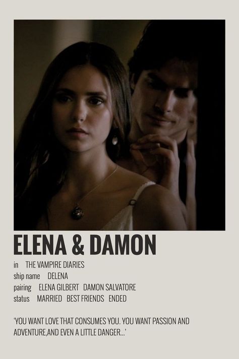 Poster Prints Vampire Diaries, Damon Salvatore Poster, Damon Elena And Stefan, Tvd Poster, Damon Salvatore And Elena Gilbert, Damon And Elena Kiss, Damon Y Elena, Marry Best Friend, Tvd Ships