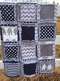 navy blue and gray elephant rag quilt for baby boy crib or toddler bed Elephant Crib Bedding, Baby Boy Quilt Patterns, Elephant Baby Boy, Mini Crib Bedding, Boys Quilt Patterns, Elephant Baby Blanket, Rag Quilt Patterns, Baby Boy Crib Bedding, Crib Bedding Boy