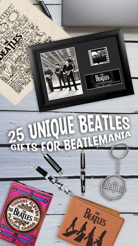 We have curated 25 unique Beatles gifts that are perfect for all Beatlemania around the world. All you need to do is scroll down the page, find the desired item you want based on its categories and get the gifts as soon as possible. #beatlesgifts #beatlesgiftsideas #beatlesgiftsideasdiy #beatles #beatlesaesthetic #beatlesart #beatleswallpaper #beatleschristmas #beatlemania #beatlemaniafans #beatlemaniaaesthetic #beatlemaniafashion Beatles Christmas, Beatles Gifts, Beatles Wallpaper, Beatles Guitar, Beatles Music, Beatles Art, Beatles Abbey Road, Beatles Fans, Work Anniversary