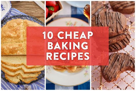 Cheap Baking Recipes, Easy Cheap Desserts, Desserts On A Budget, Cheap Baking, Budget Desserts, Cheap Desserts, Homemade French Toast, Homemade Flatbread, Recipes Cheap