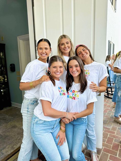 Adpi Recruitment, Adpi Shirts, Recruitment Marketing, Philanthropy Shirts, Sorority Recruitment Outfits, Alpha Gam, Recruitment Outfits, First Day Of Class, Georgia Southern