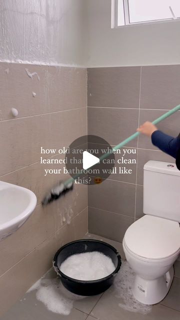 Home Habit on Instagram: "Using our best selling deep clean bathroom cleaner - Scrub A Bath to clean everything in your bathroom from sink to toilet bowl to tiles and bathroom walls. Can penetrate into stain & limescale leaving the surfaces shiny clean & fresh. Best part this one smells like Peach Juice 🍑🥤 #scrubabath #cleaningproduct #cleaning #cleaningmotivation #cleaninghacks #cleaningproductsmakemehappy" How To Make The Bathroom Smell Good, Cleaning Bathroom Walls, How To Clean Bathroom, Clean Bathroom Walls, Best Way To Clean Bathroom, Bathroom Deep Clean, Cleaning Toilet Stains, Washroom Tiles, Remove Yellow Stains