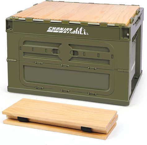 Chanjarhill Collapsible Lidded Trunk Organizer Camping Storage Box Multi function box Available on amazon: https://amzn.to/3RzoOAv Chuck Box, Camping Box, Trunk Organizer, Camping Storage, Collapsible Storage Bins, Camp Vibes, Rv Storage, Storage Bins With Lids, Tote Organization