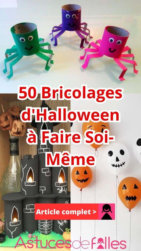 50 Bricolages d'Halloween à Faire Soi-Même 45 Bricolage Halloween, Fun Office, Spooky Party, Diy Halloween, Halloween Diy, Dog Breeds, Halloween Decorations, The House, Dates